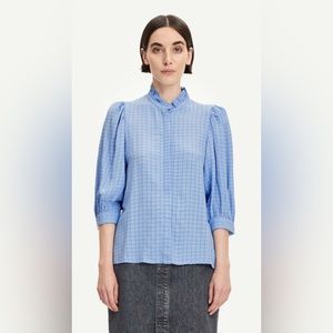 Samsoe & Samsoe Mejsi Shirt Serenity 100% Viscose in Medium